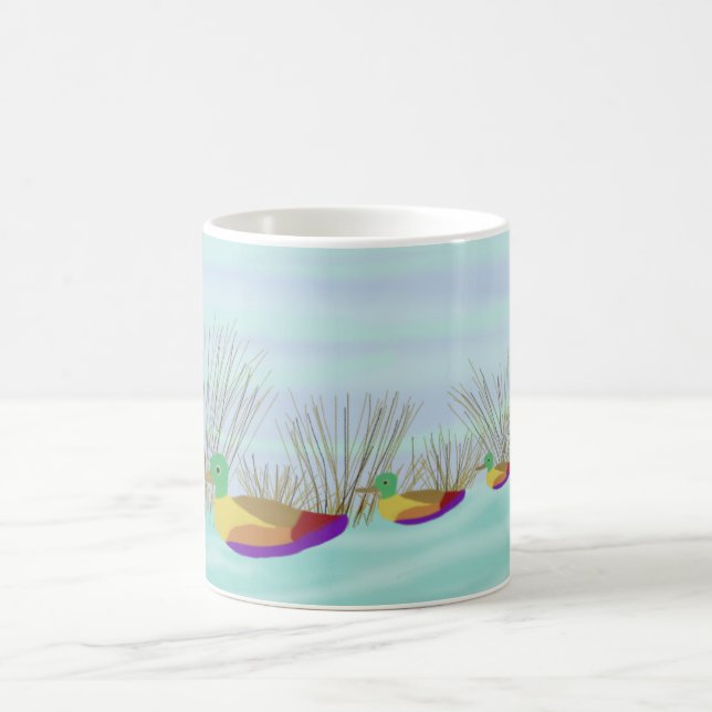 Ducks in the Water Coffee Mug (Center)