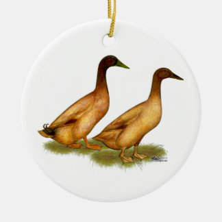 Ducks: Khaki Campbell Ceramic Ornament