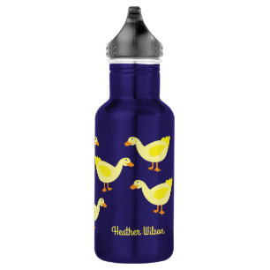 Ducks Kids Water Bottle with Name