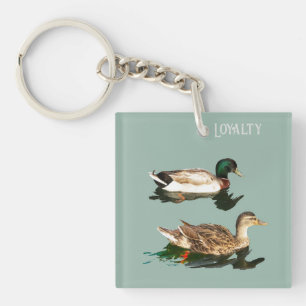 Ducks. Loyalty Keychain