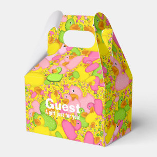 Ducks-n-Dots-Style-2-Yellow-GABLE FAVOR BOX