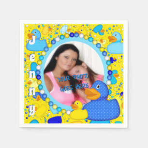 Ducks-n-Dots-Style-3-Yellow-PHOTO-TEMPLATE-  Napkins