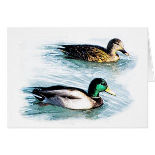 Ducks on the Lake (Front Horizontal)