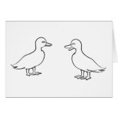 Ducks Outline (Front Horizontal)