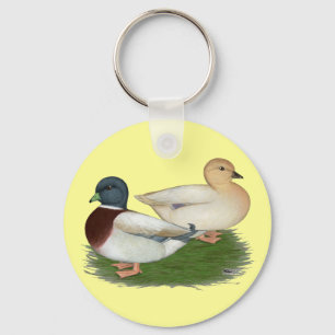 Ducks: Pastel Calls Keychain
