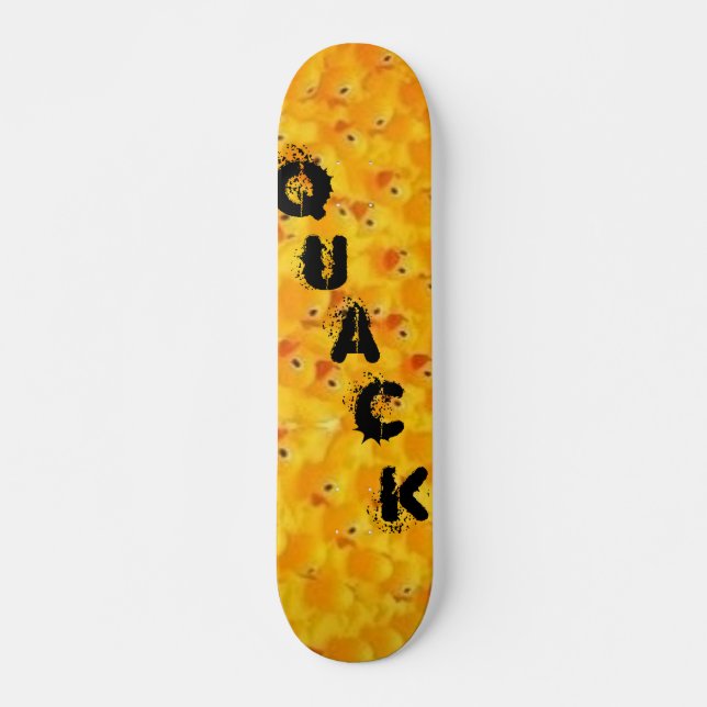 ducks QUACK Skateboard Deck (Front)