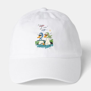 Ducks Road Trip Enjoy Little Things Cute Art Hat