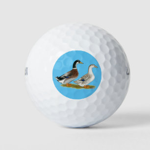 Ducks: Silver Appleyard Golf Balls