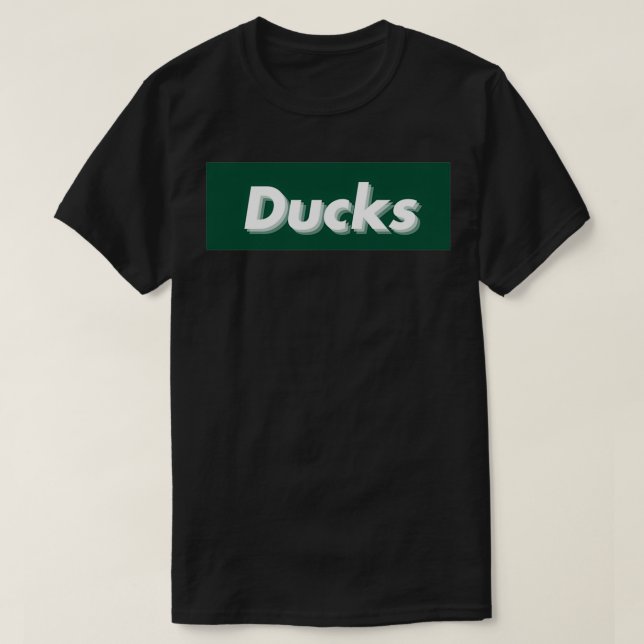 Ducks Square Logo T-Shirt (Design Front)