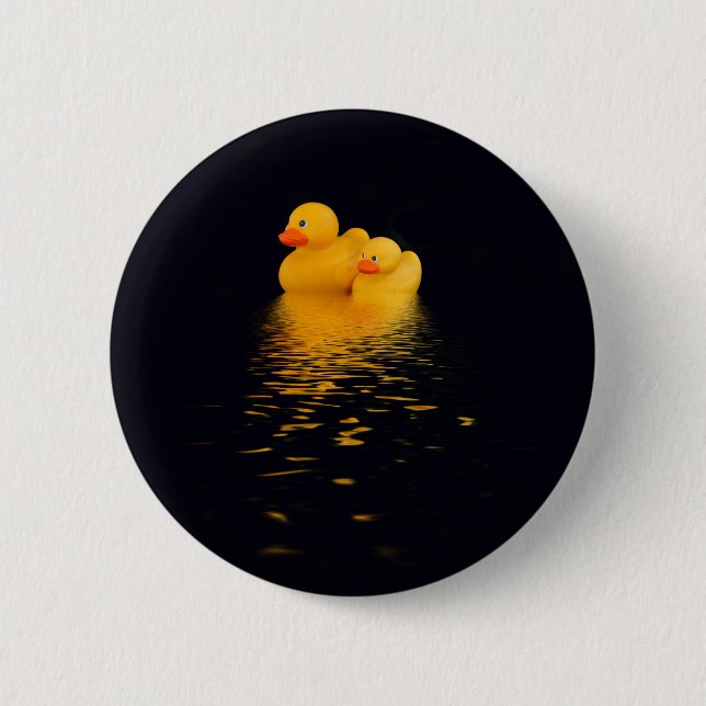 Ducks that pass in the night button (Front)