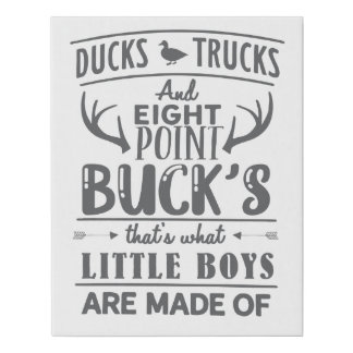 Ducks Trucks canvas print
