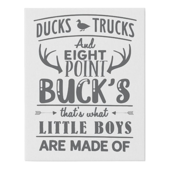 Ducks Trucks canvas print (Front)