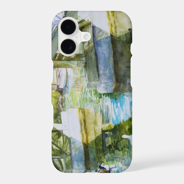Ducks Under a bridge Iphone Case (Back)