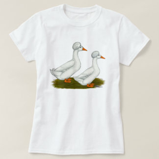Ducks: White Crested T-Shirt