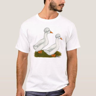 Ducks: White Crested T-Shirt