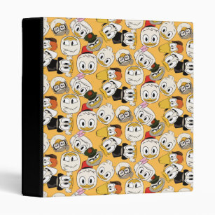 DuckTales Character Pattern 3 Ring Binder