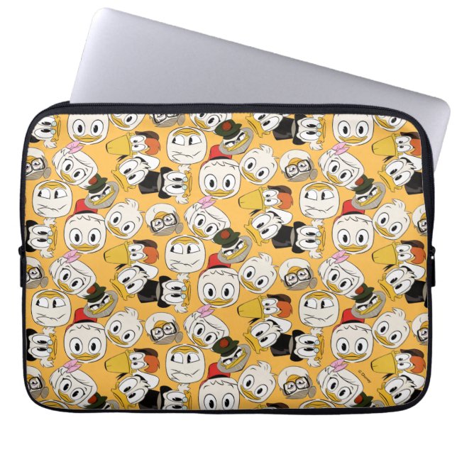 DuckTales Character Pattern Laptop Sleeve (Front)