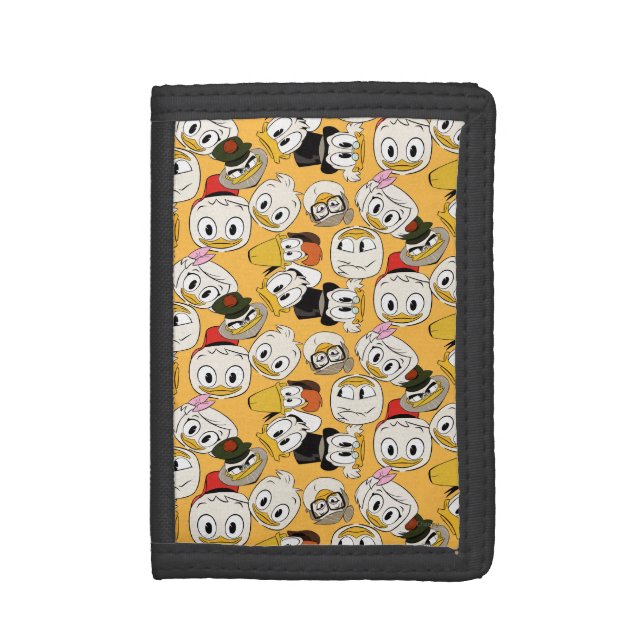 DuckTales Character Pattern Tri-fold Wallet (Front Vertical)