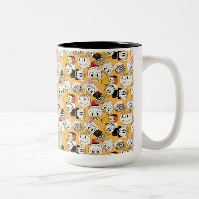 DuckTales Character Pattern Two-Tone Coffee Mug (Right)