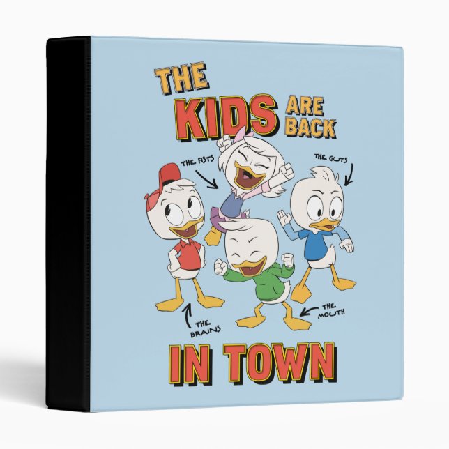 DuckTales | The Kids are Back in Town 3 Ring Binder (Front/Spine)