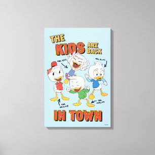 DuckTales The Kids are Back in Town Canvas Print