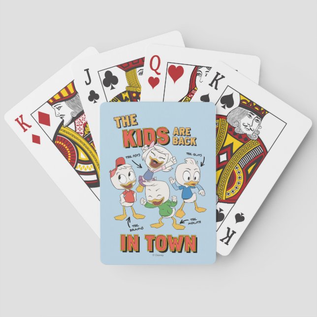 DuckTales | The Kids are Back in Town Playing Card (Back)
