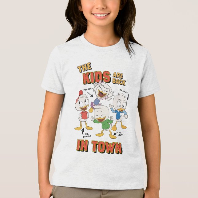 DuckTales | The Kids are Back in Town Tri-Blend Shirt (Front)