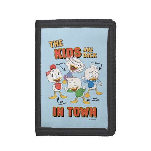 DuckTales  The Kids are Back in Town Trifold Wallet