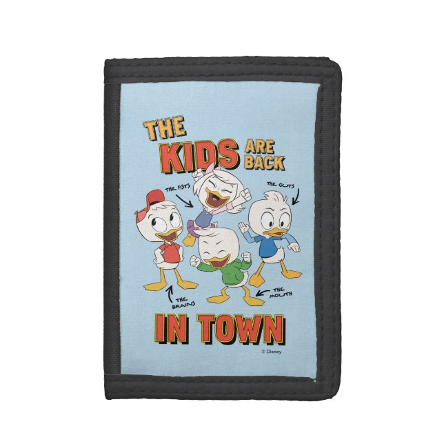 DuckTales | The Kids are Back in Town Trifold Wallet (Front Vertical)