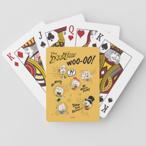 DuckTales Woo_oo Poker Cards