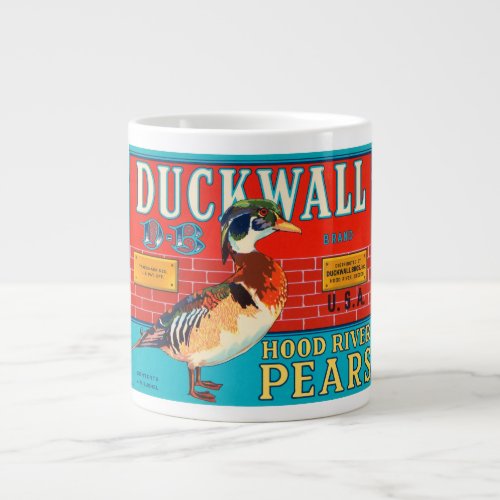 Duckwall Hood River Pears Vintage Crate Label