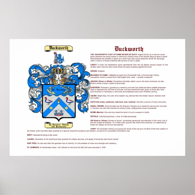 Duckworth (meaning) poster (Front)