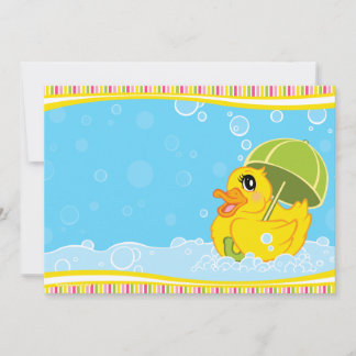 Ducky Baby Shower Invitations