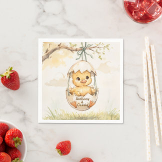 Ducky Baby Shower Napkins