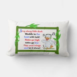 Ducky Beats Lumbar Pillow