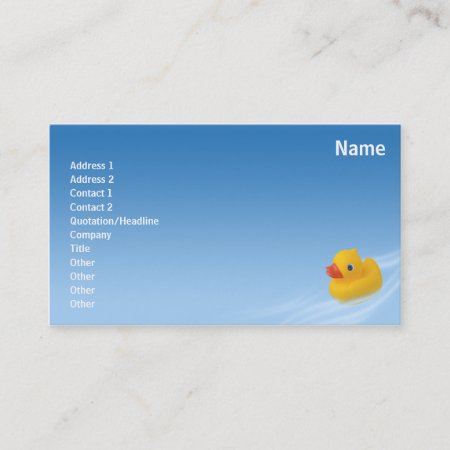 Ducky - Business Business Card