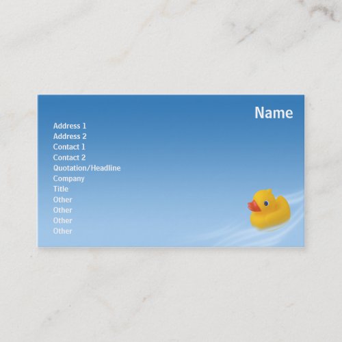 Ducky _ Business Business Card