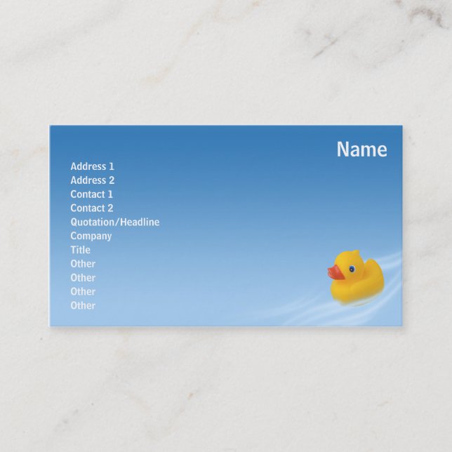 Ducky - Business Card (Front)