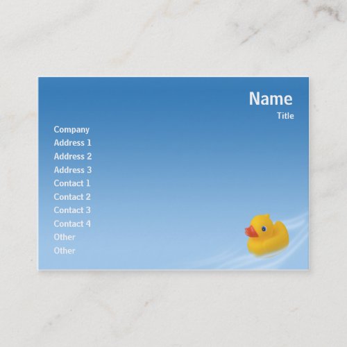 Ducky - Chubby Business Cards