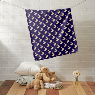 Ducky Duck Kids Navy Baby Blanket