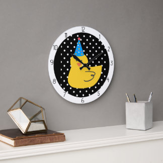 ducky duck  large clock