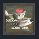 Ducky duck mountains. gift box<br><div class="desc">I love ducks and specially Ducks on mountains. Don't worry these ducks are in the water heading for their normal breakfast in the lower side of the lake. I guess some leftover rotten meadows will be there Whats so special about ducks, there are beautiful ducks, dangerous ducks, noisy ducks and...</div>