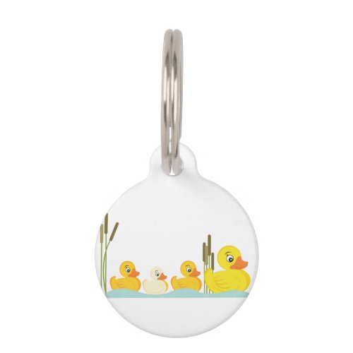 Ducky Family Pet ID Tag