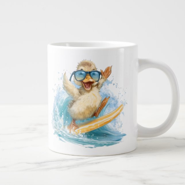 Ducky Fun Giant Coffee Mug (Right)