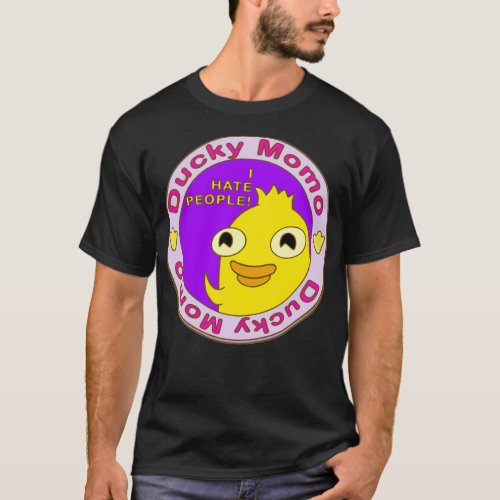 Ducky Momo I Hate People T_Shirt
