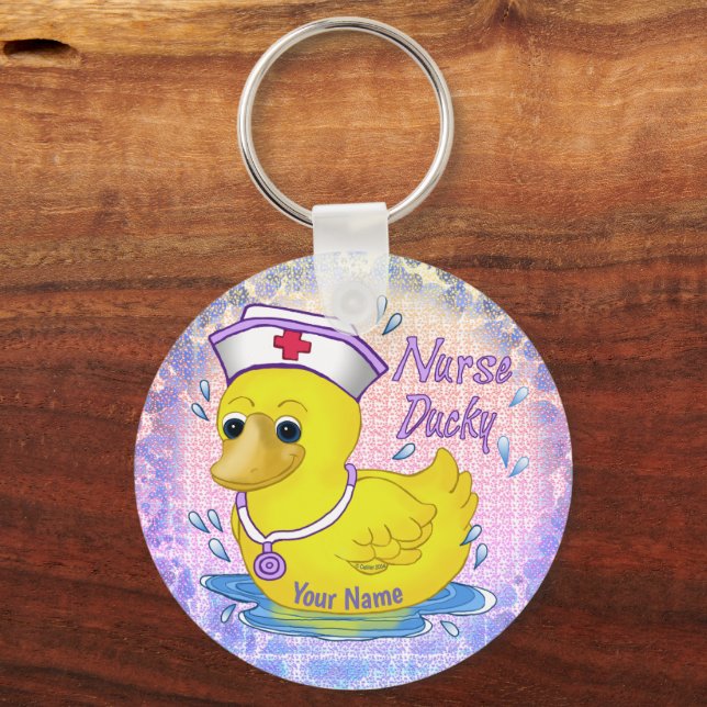 Ducky Nurse Keychain (Front)