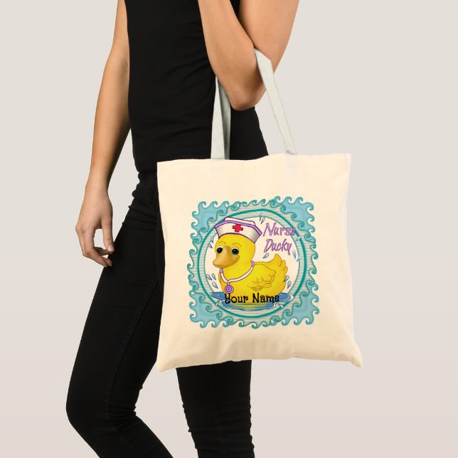 Ducky Nurse Tote Bag (Front (Product))
