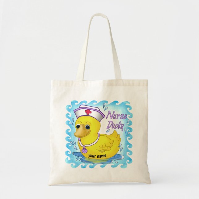 Ducky Nurse Tote Bag (Front)