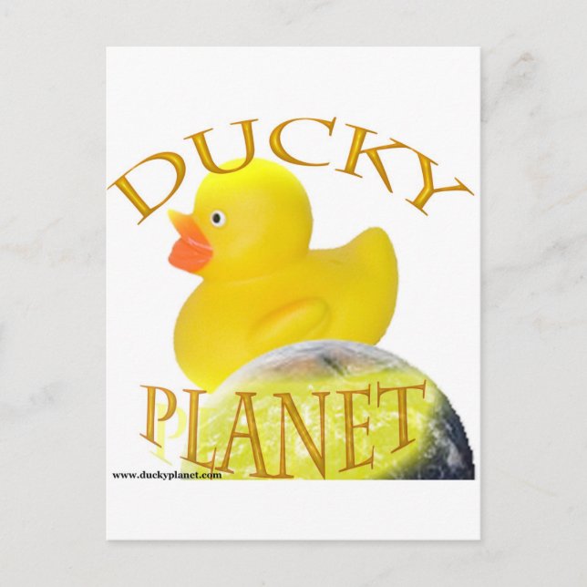 Ducky Planet Logo Postcard (Front)