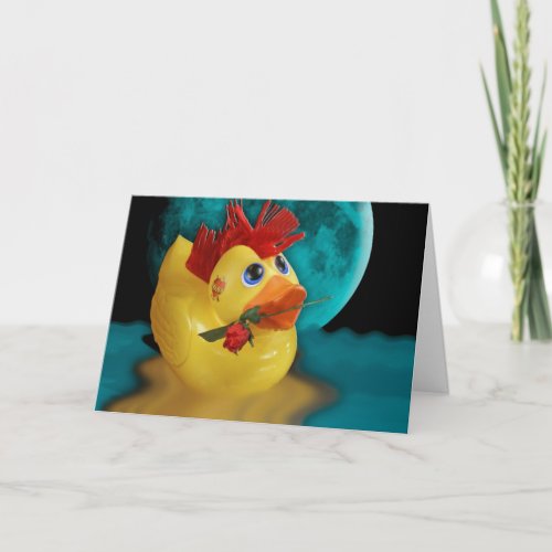 Ducky Rose Holiday Card